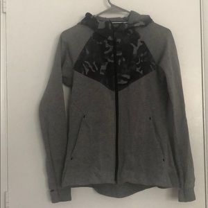 Nike Camo sweatshirt hoodie zip up